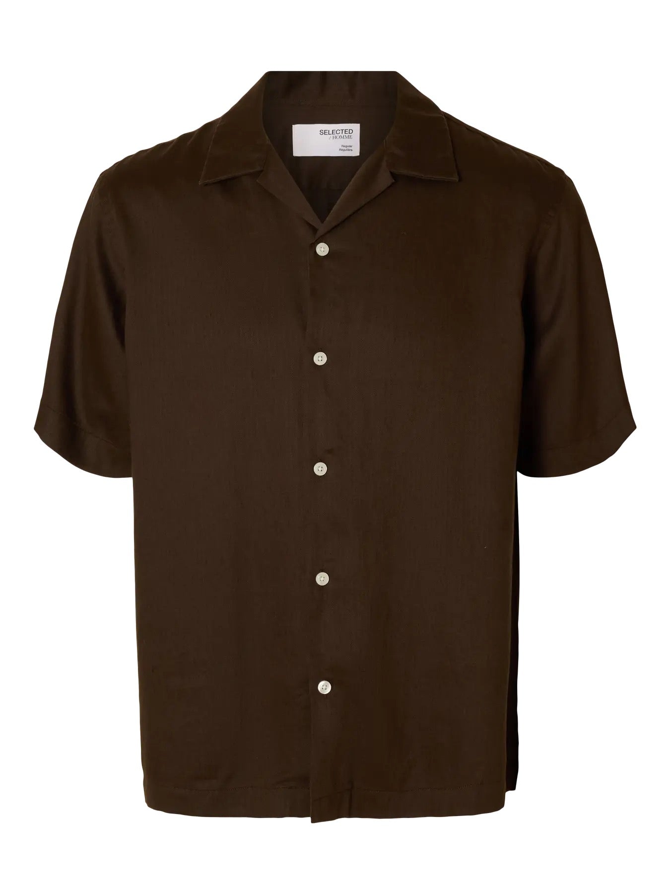 SLHREGNOA MIX SHIRT - Demitasse