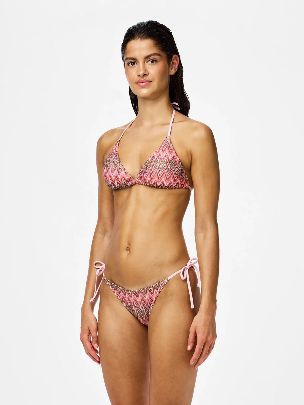 PCADA BIKINI KNITTED TRIANGLE TOP
