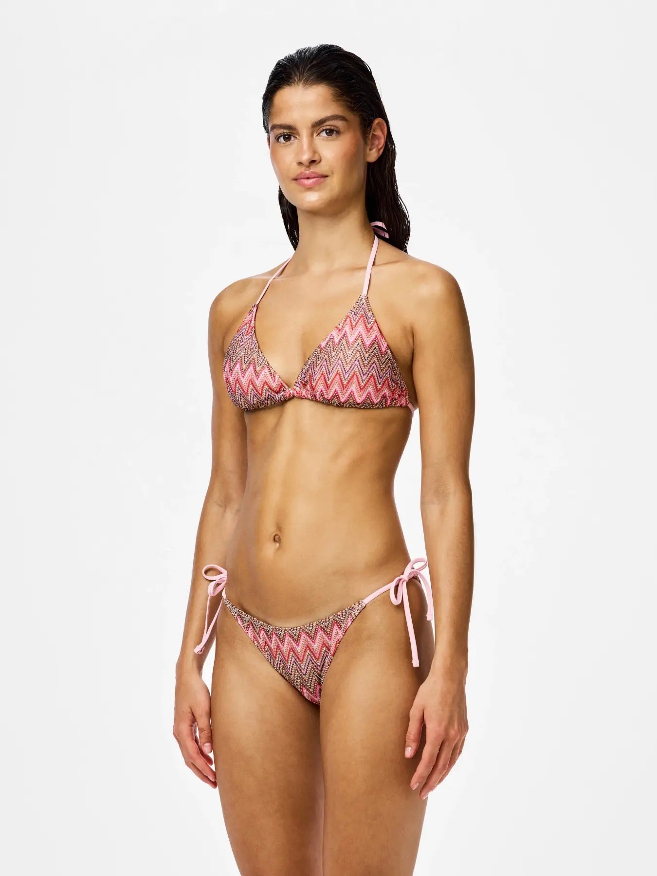 PCADA BIKINI KNITTED TRIANGLE TOP