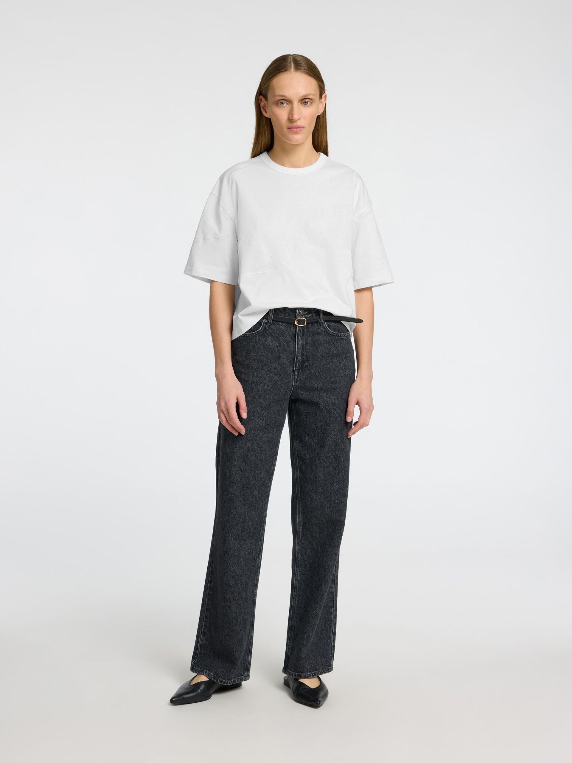 SLFPENNY SS EMBROIDERED TEE