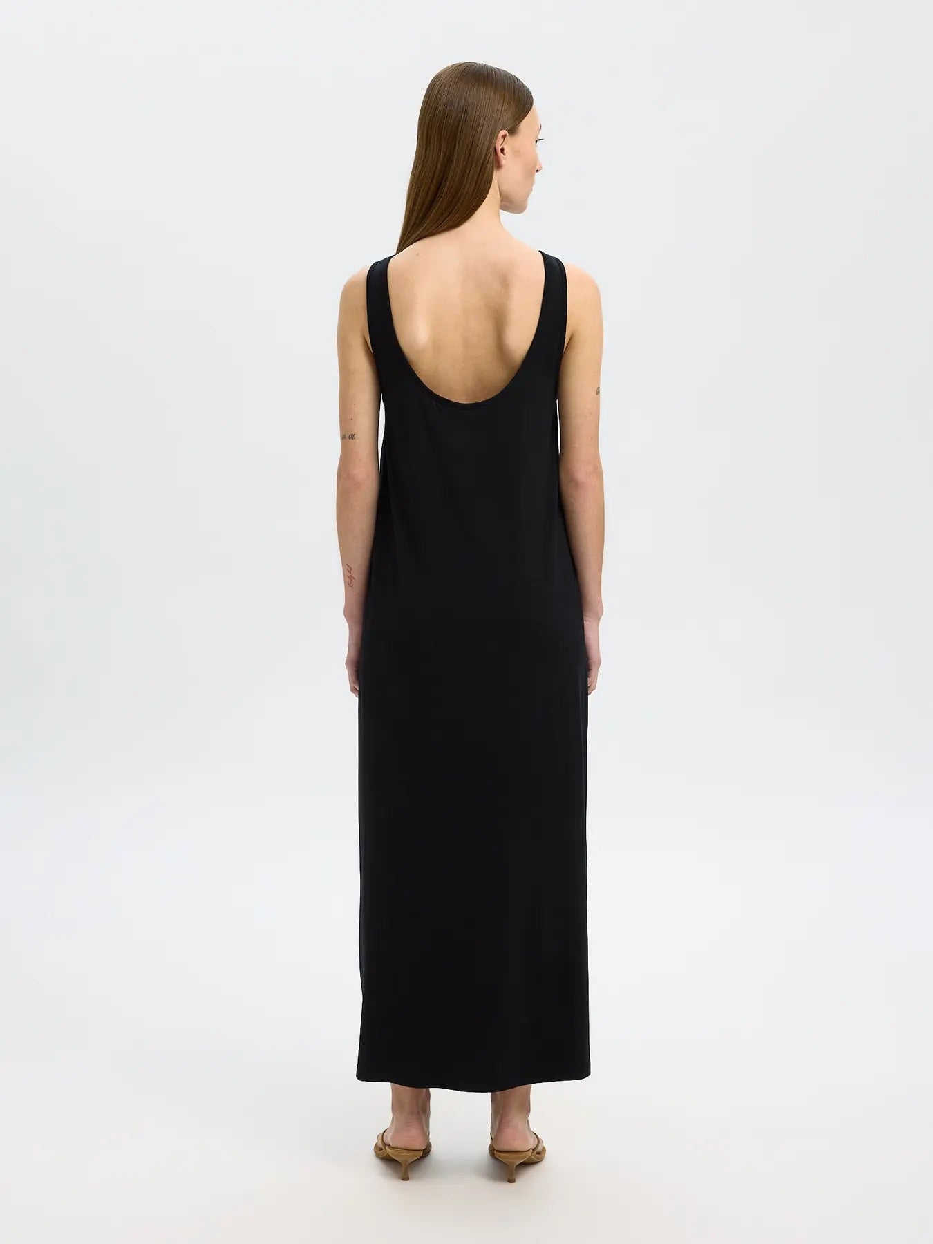 SLFANOLA SL LOW BACK ANKLE DRESS