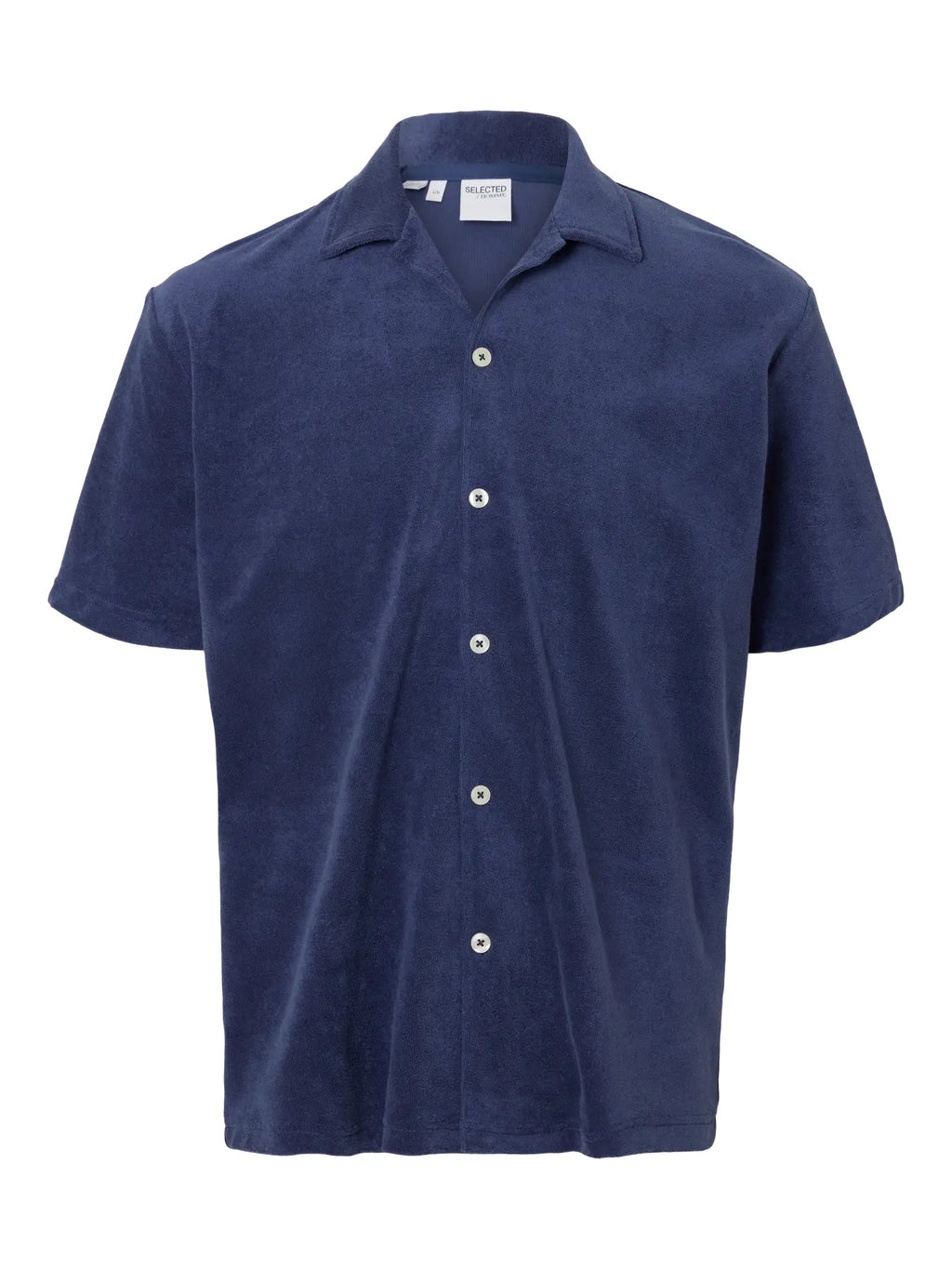 SLHRELAXTALON TOWEL SS JERSEY SHIRT