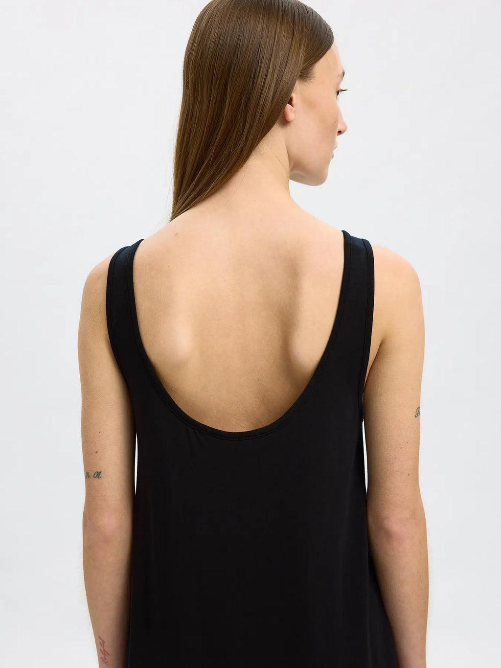 SLFANOLA SL LOW BACK ANKLE DRESS