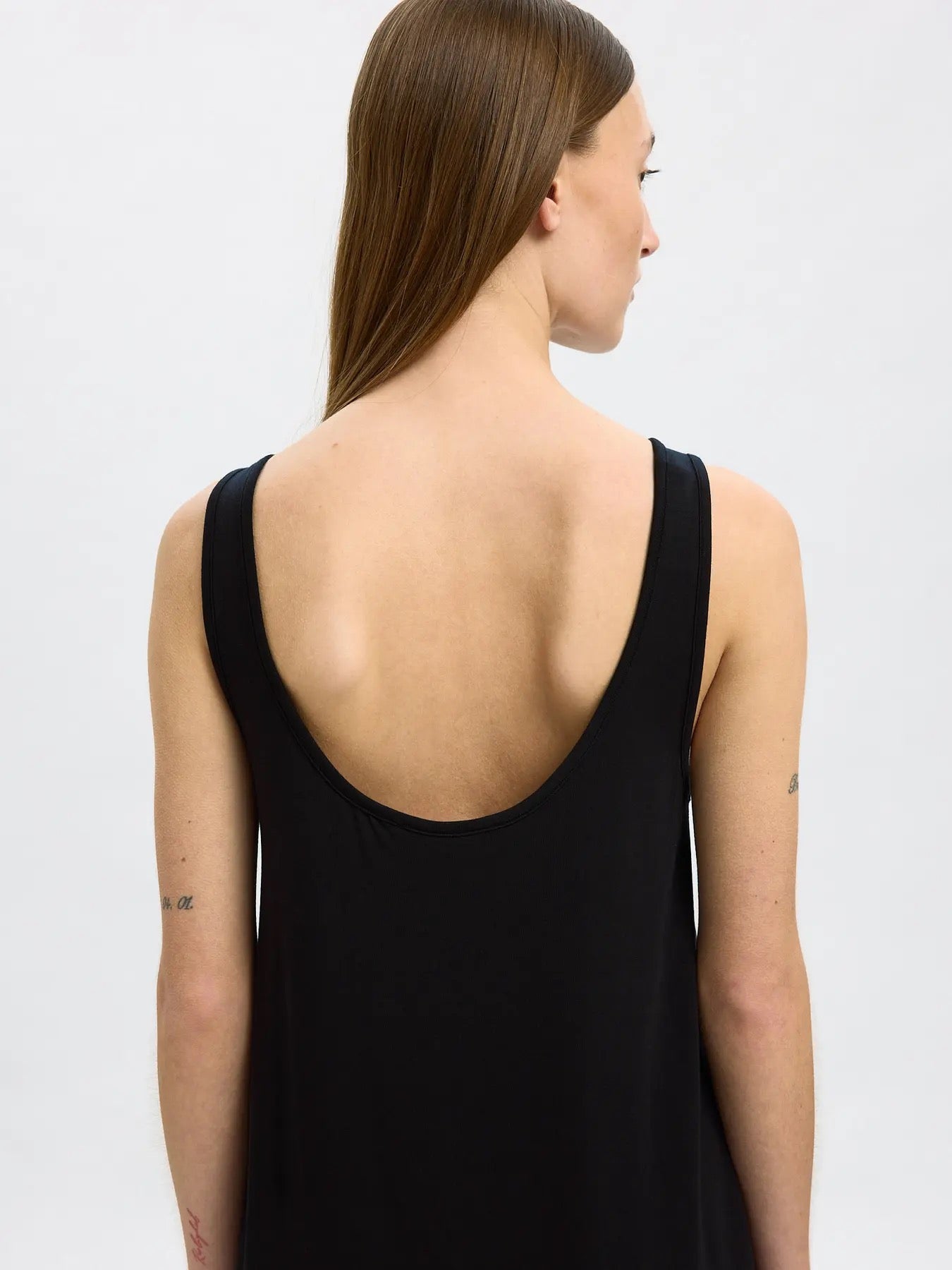 SLFANOLA SL LOW BACK ANKLE DRESS