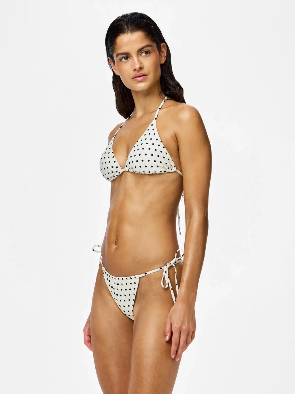 PCBAOMI BIKINI TRIANGLE TOP POLKA DOT