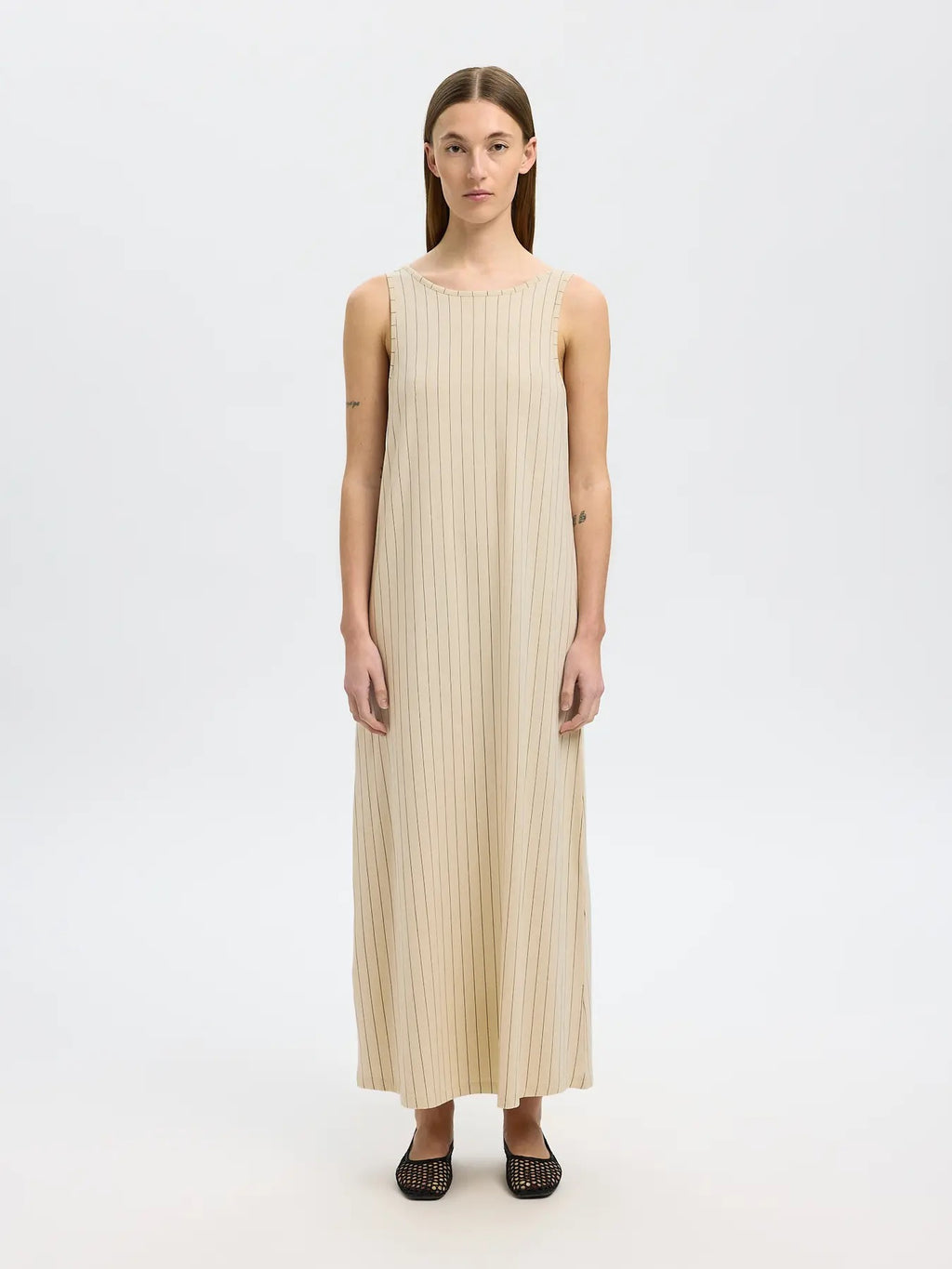 SLFANOLA SL LOW BACK ANKLE DRESS