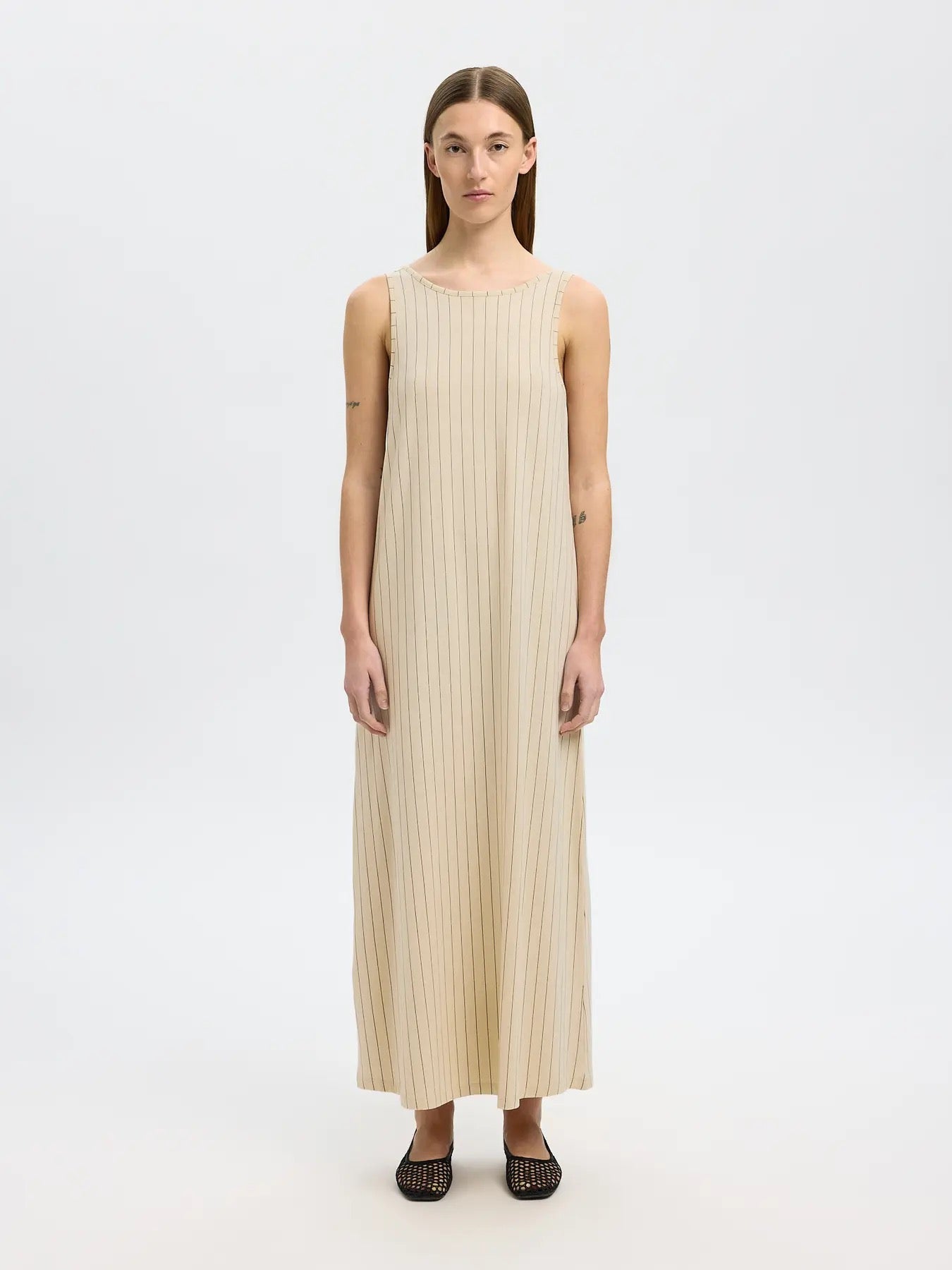 SLFANOLA SL LOW BACK ANKLE DRESS