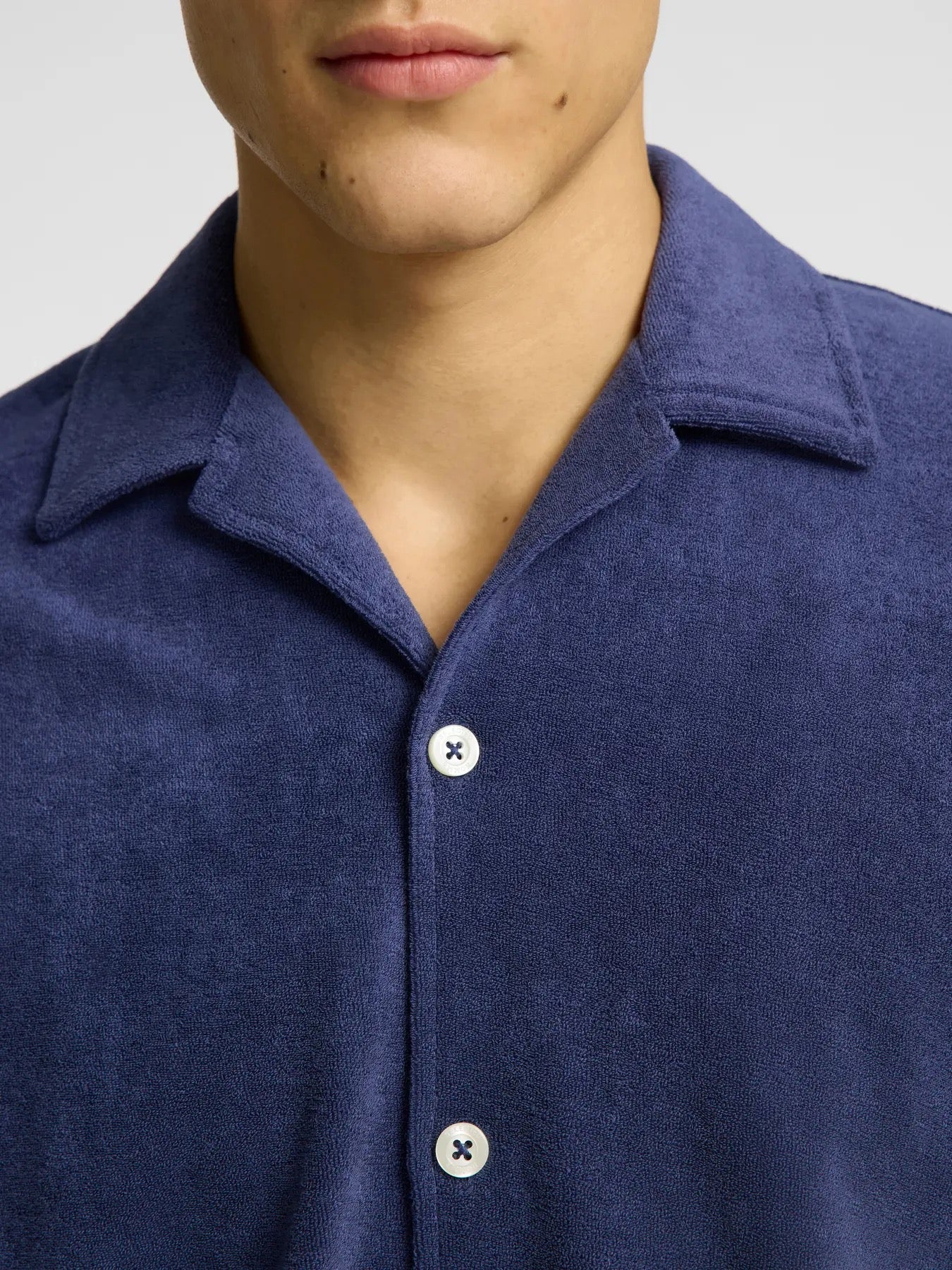 SLHRELAXTALON TOWEL SS JERSEY SHIRT