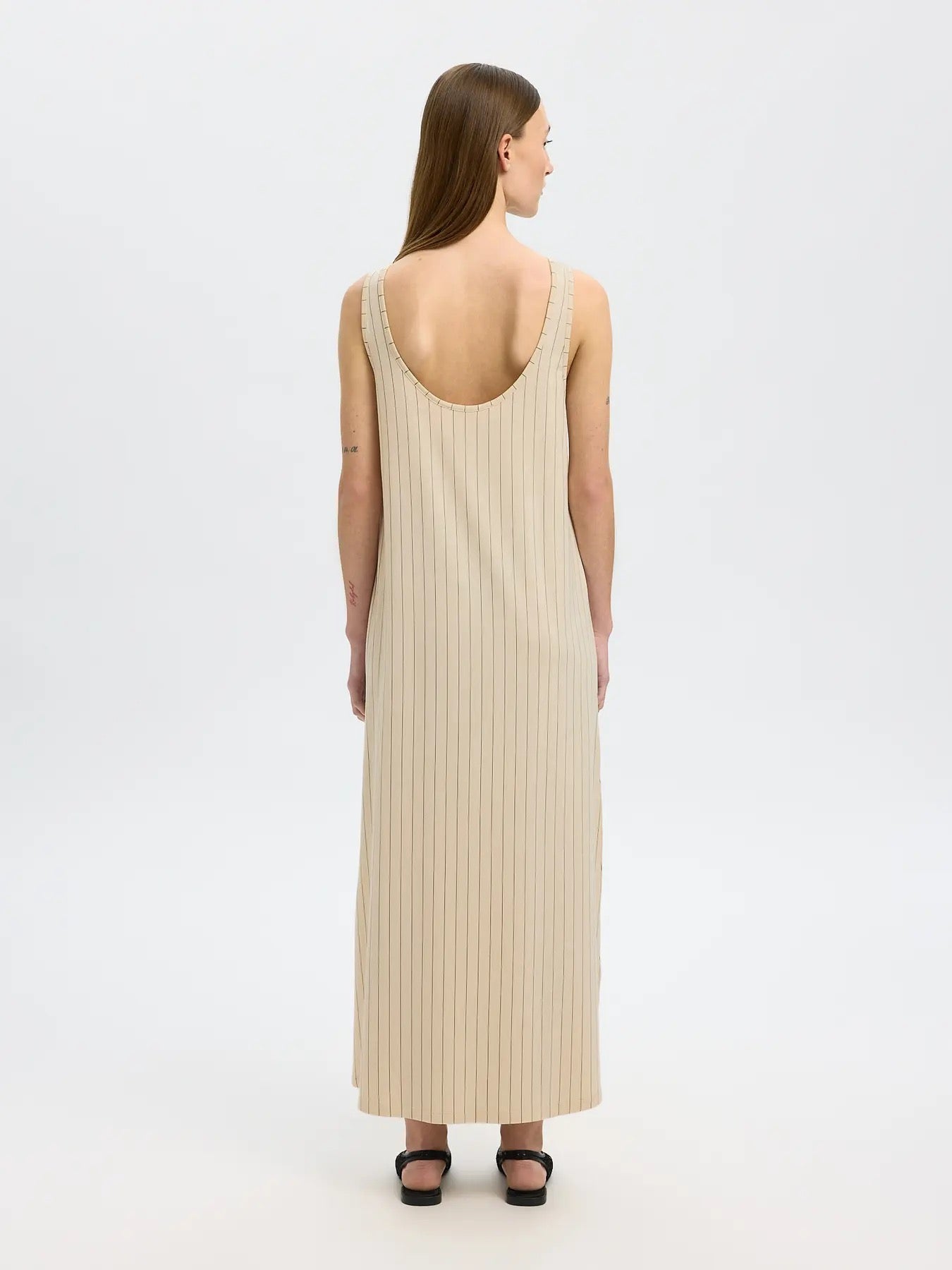 SLFANOLA SL LOW BACK ANKLE DRESS