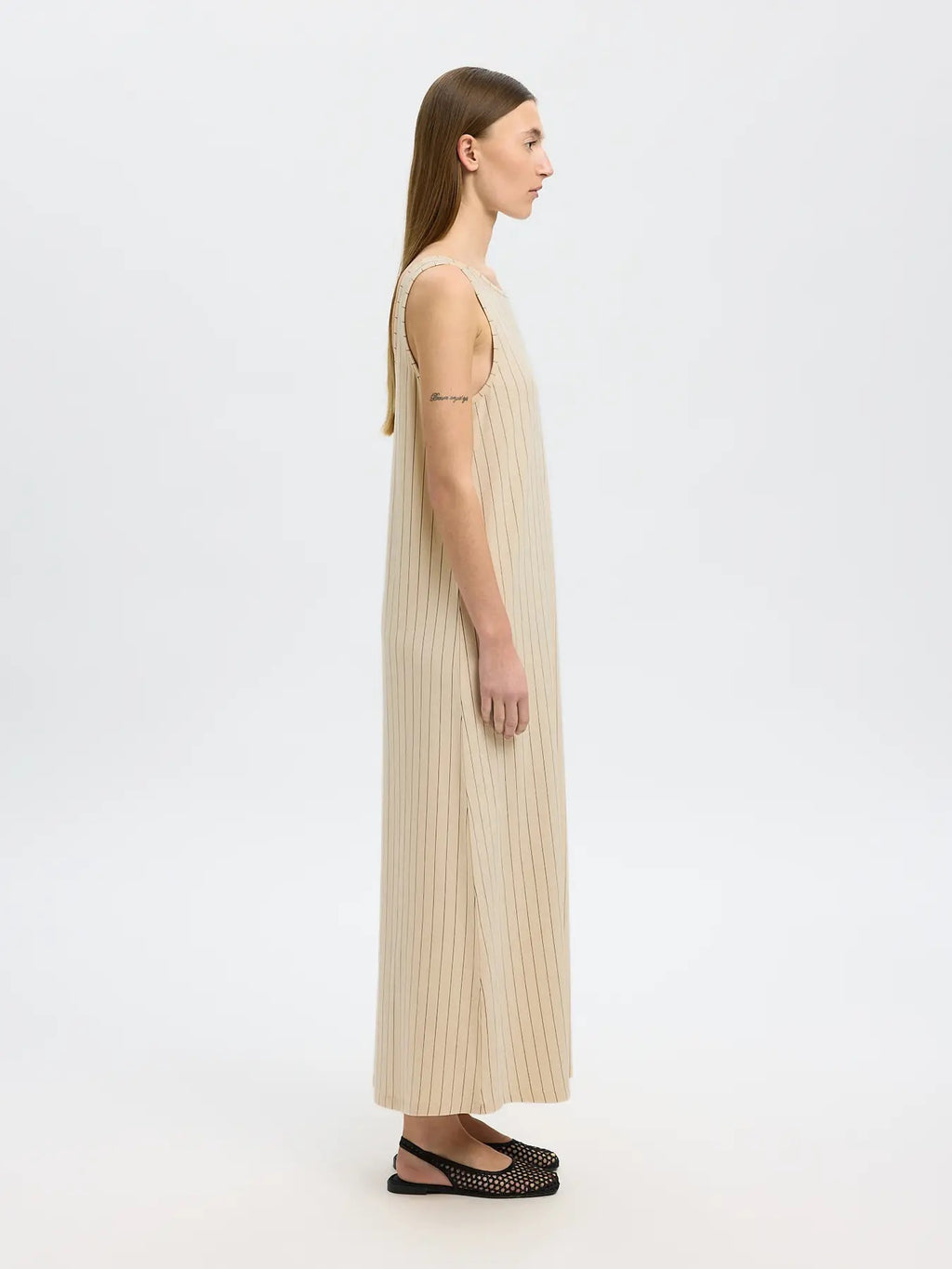 SLFANOLA SL LOW BACK ANKLE DRESS