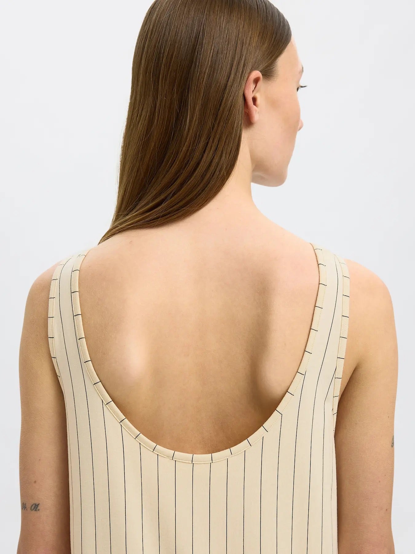 SLFANOLA SL LOW BACK ANKLE DRESS