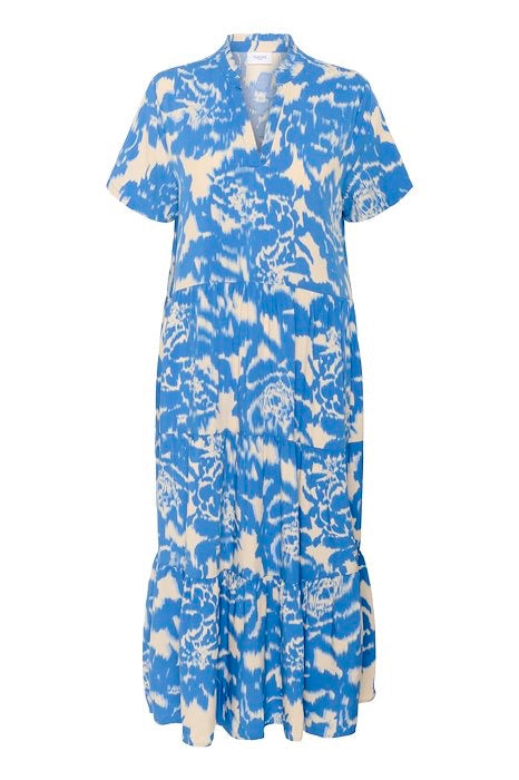 EdaSZ SS Maxi Dress - Campanula Water Blooms