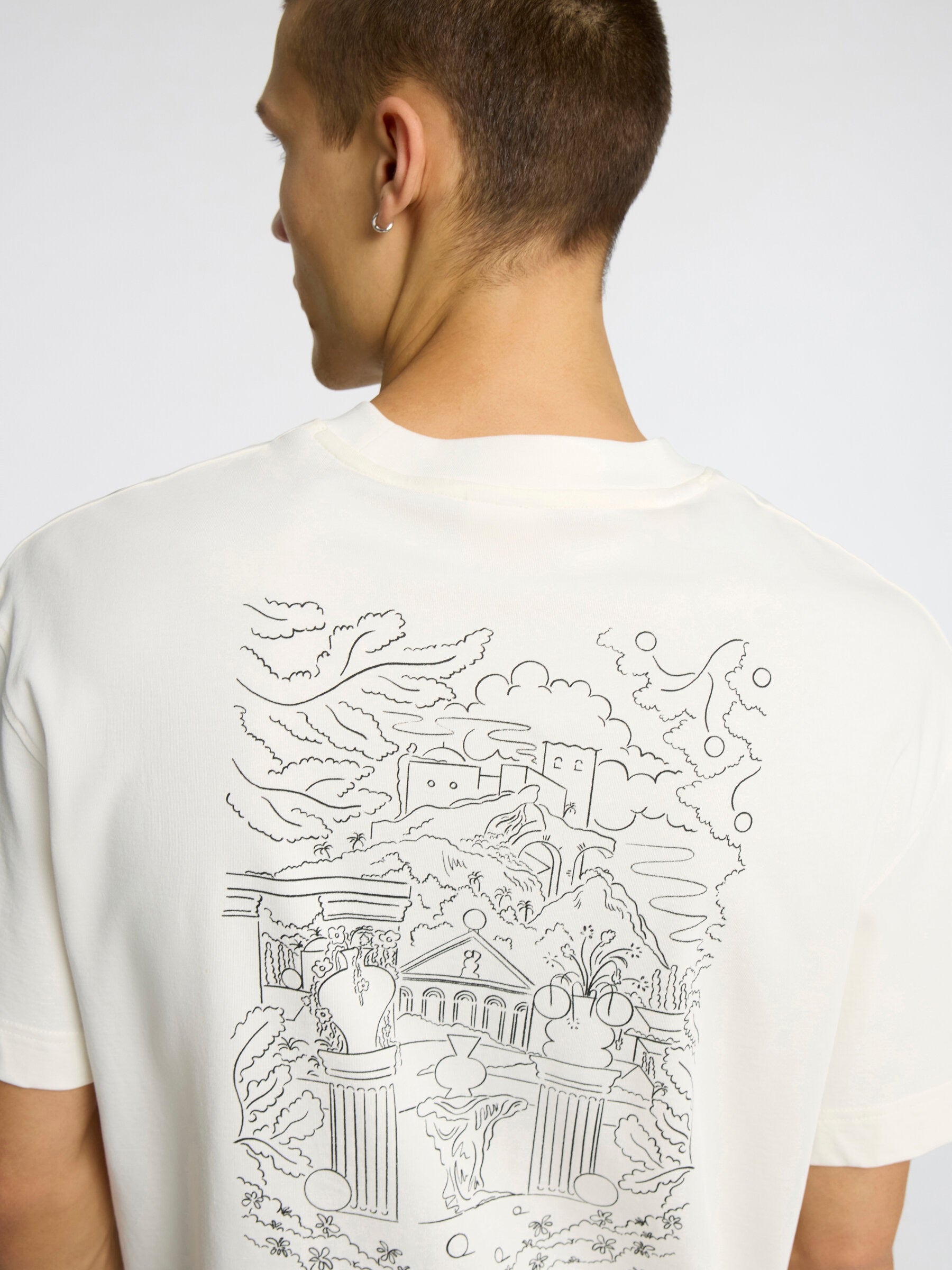 SLHRELAXNIC LICENSE SS O-NECK TEE