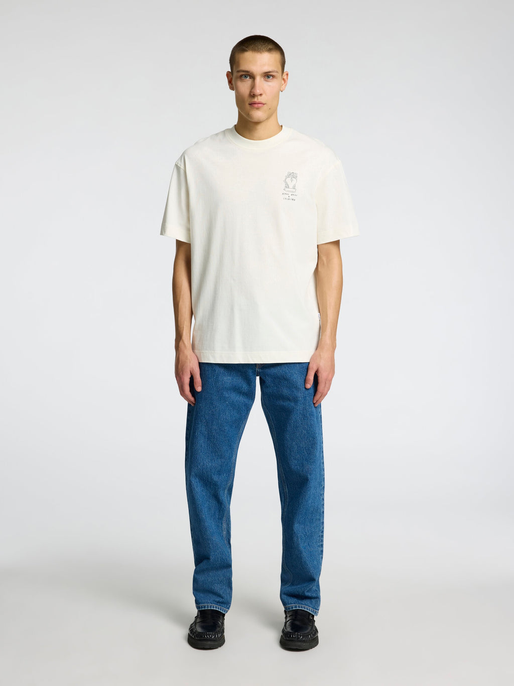 SLHRELAXNIC LICENSE SS O-NECK TEE