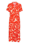 EdaSZ SS Maxi Dress - Poinciana Water Blooms