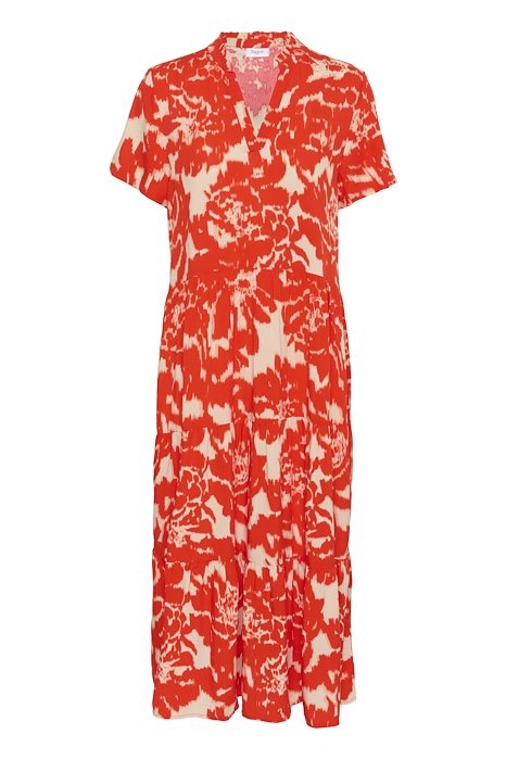 EdaSZ SS Maxi Dress - Poinciana Water Blooms