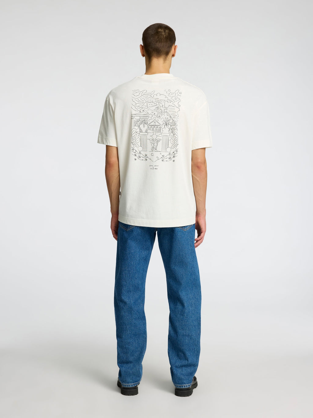 SLHRELAXNIC LICENSE SS O-NECK TEE