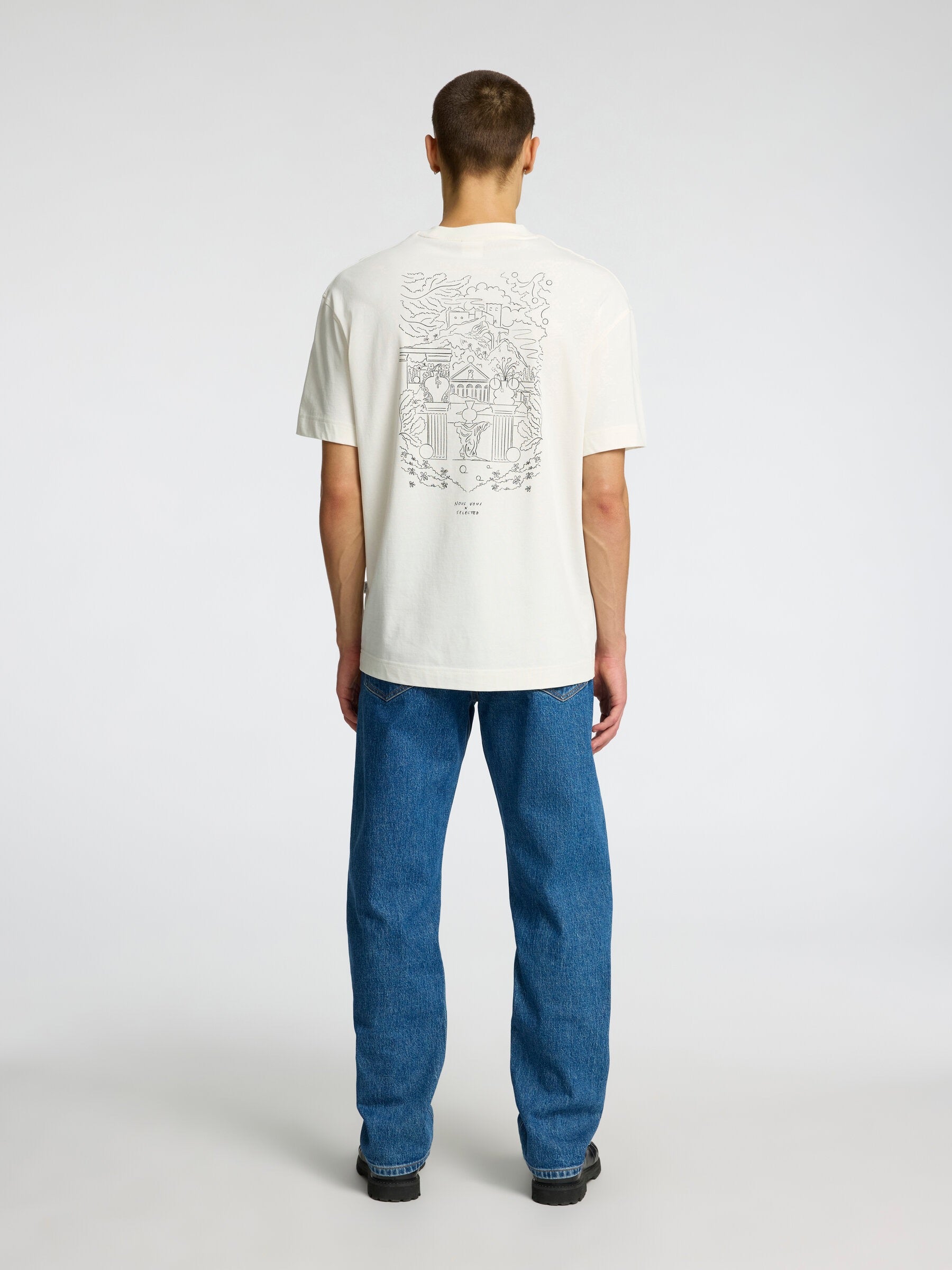 SLHRELAXNIC LICENSE SS O-NECK TEE