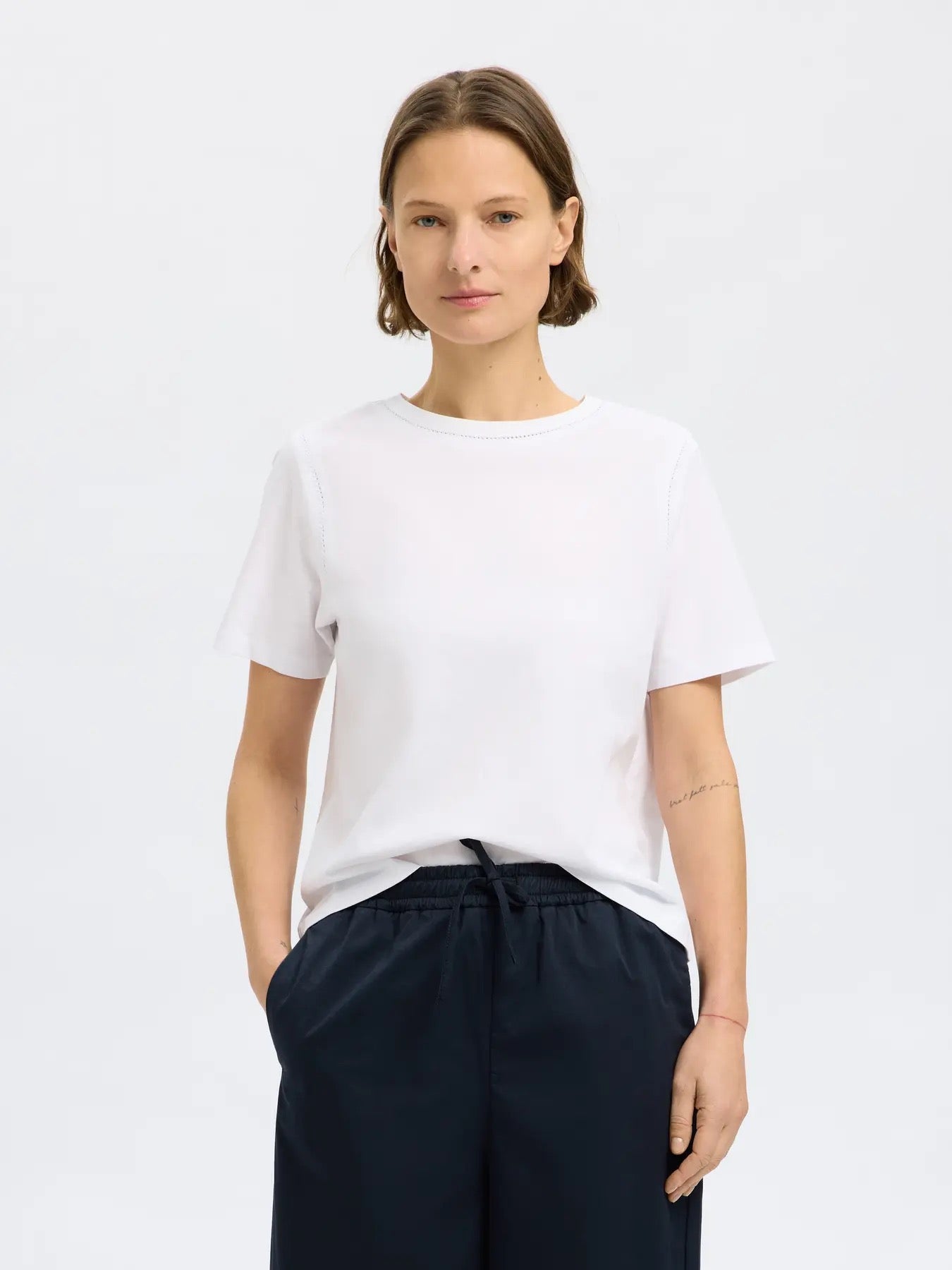 SLFASSIA SS INSERT TEE