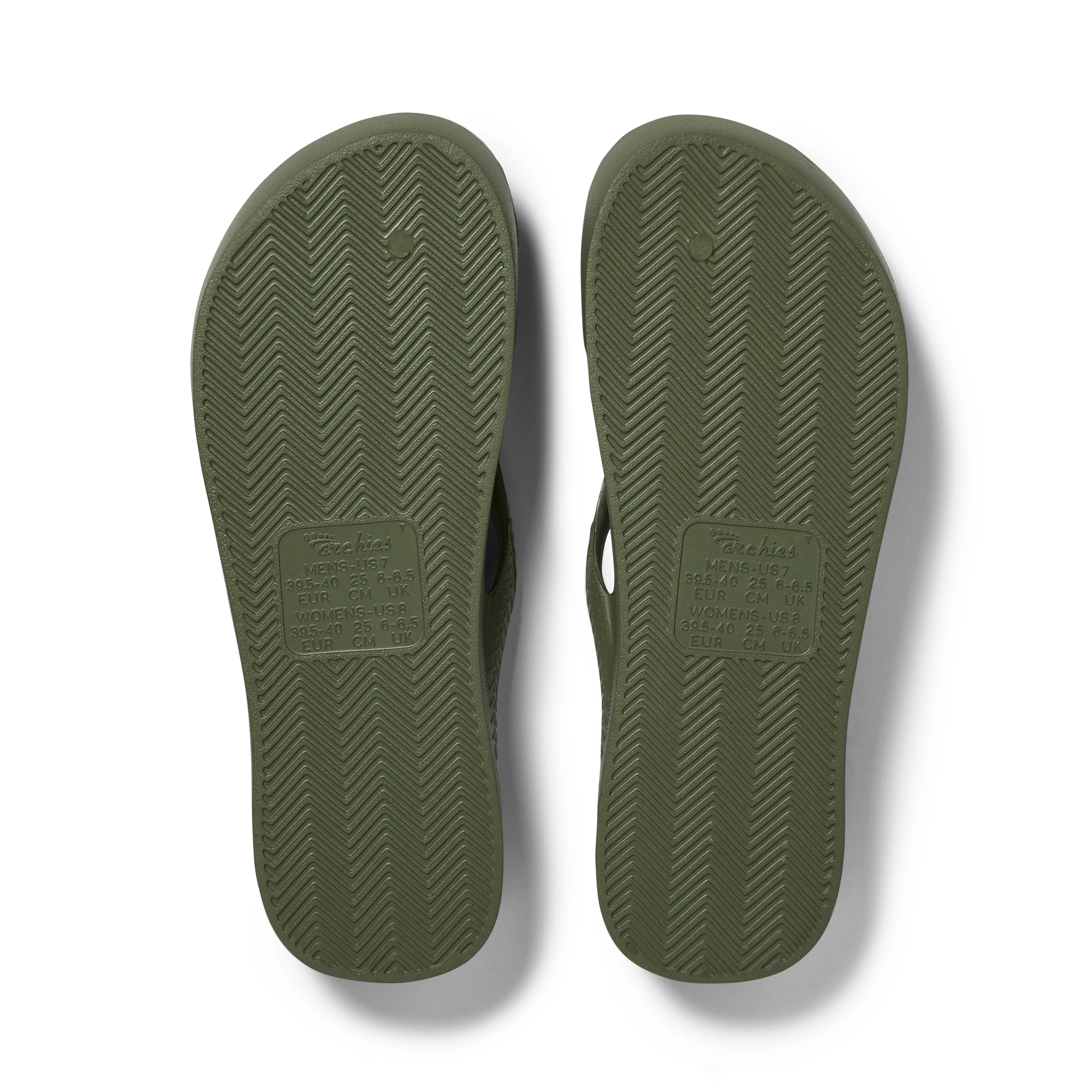 Archies Flip Flops - Olive