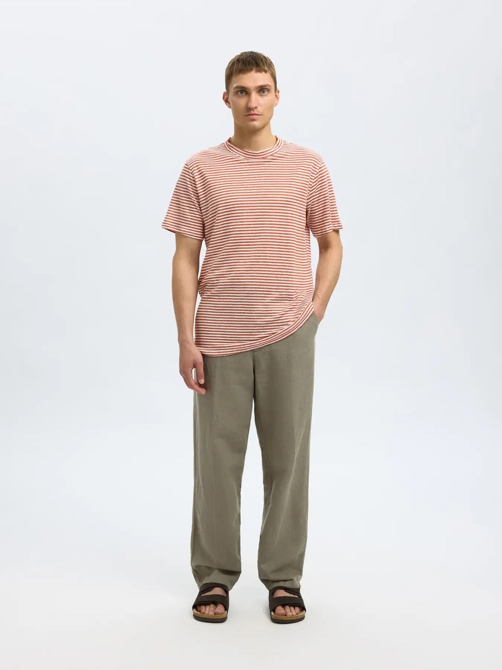 LOOSE MADS SUN PRESS PANT LINEN MIX