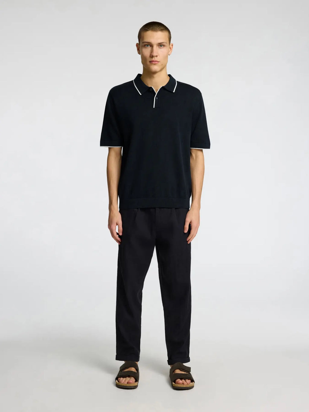 SLHMATTIS KNIT POLO SHIRT