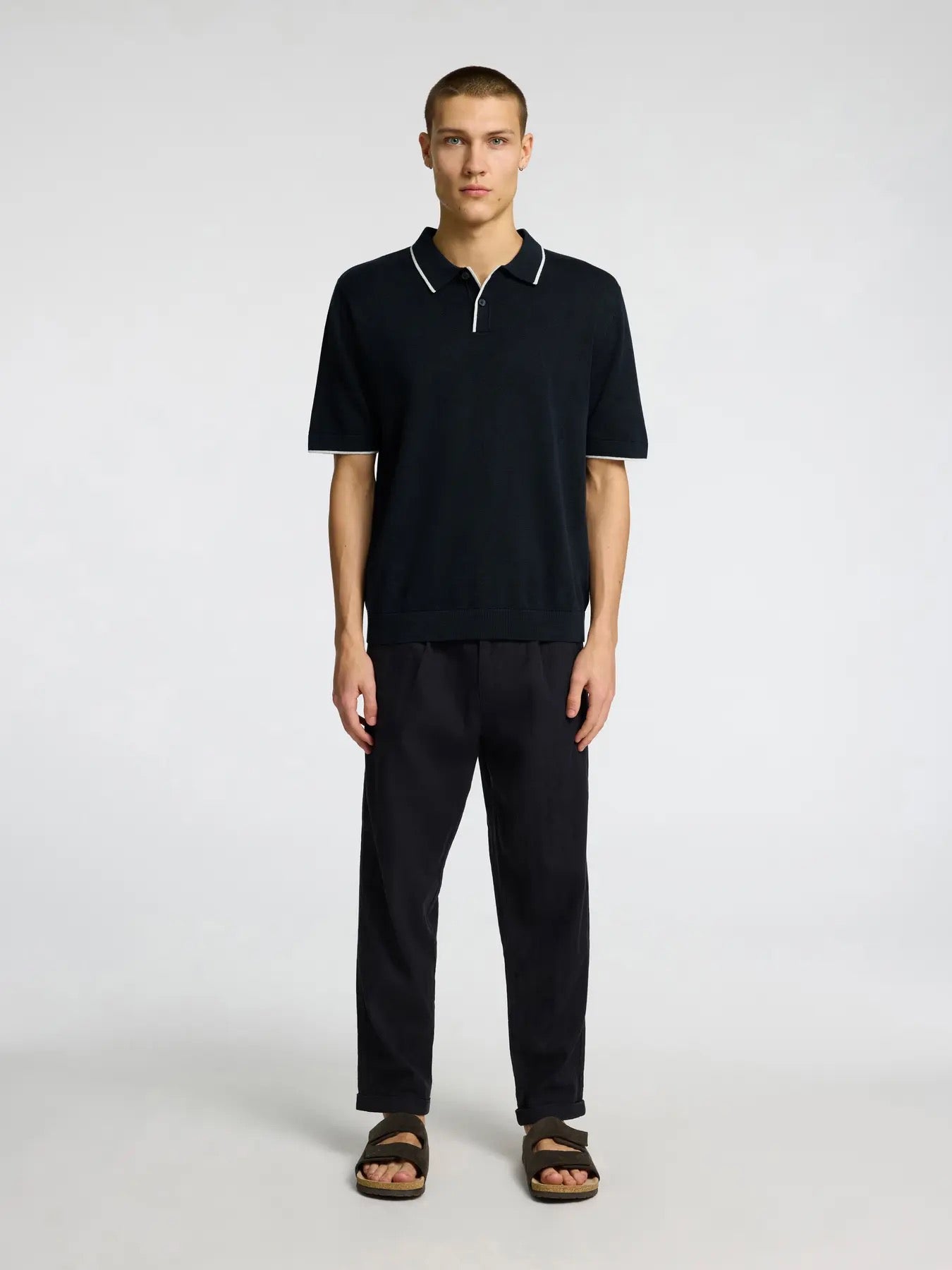 SLHMATTIS KNIT POLO SHIRT
