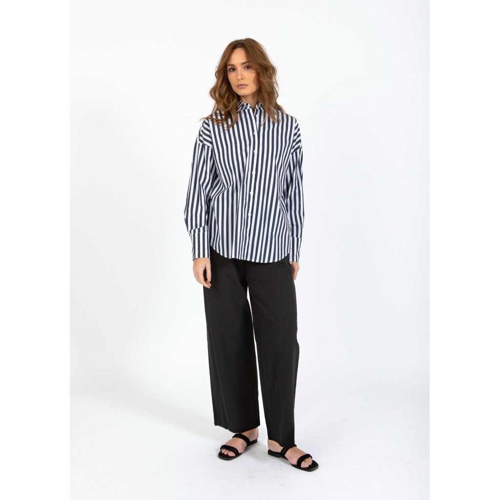 HARPER STRIPE OVERSIZED SHIRT