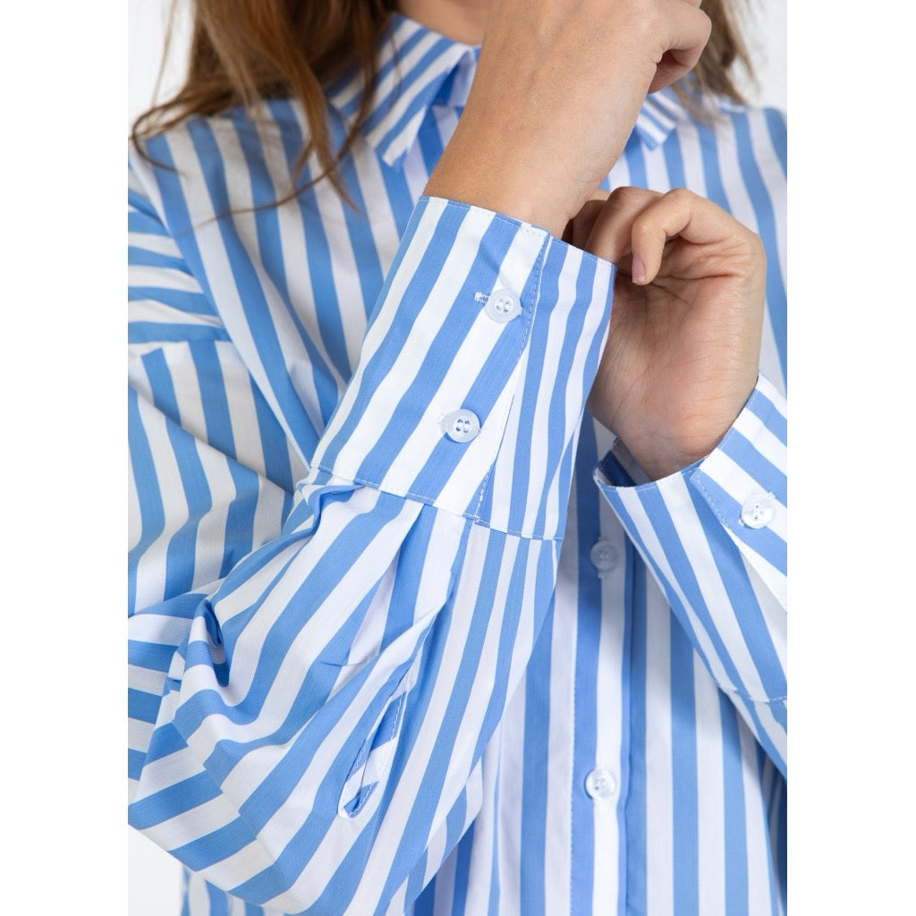 HARPER STRIPE OVERSIZED SHIRT