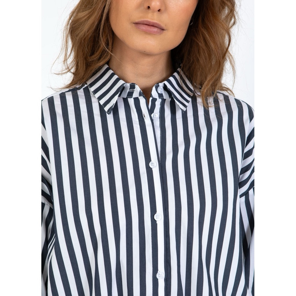 CC Heart Harper Stripe Oversized Shirt