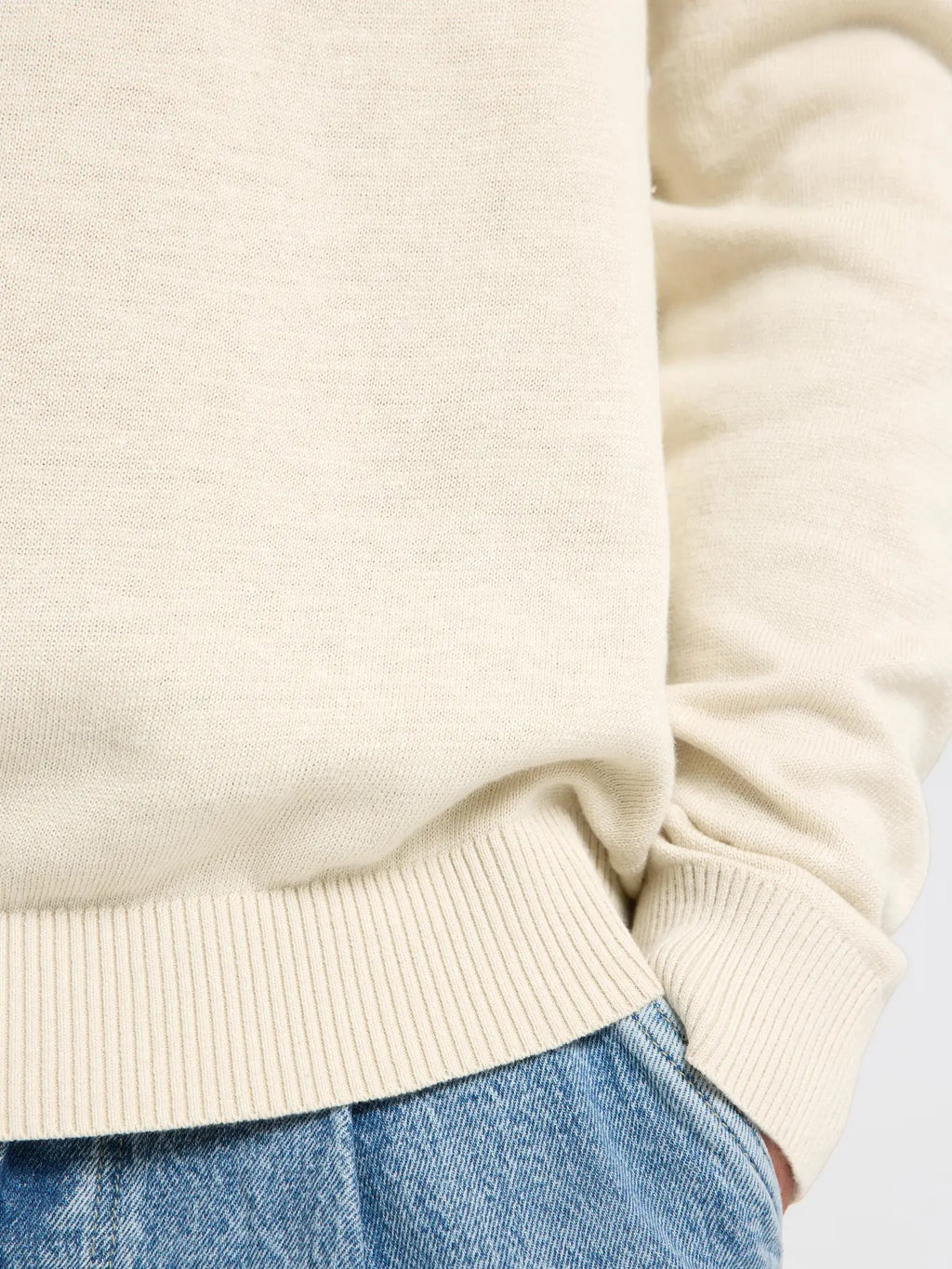 SLHREUBEN LS KNIT RELAXED CREW NECK