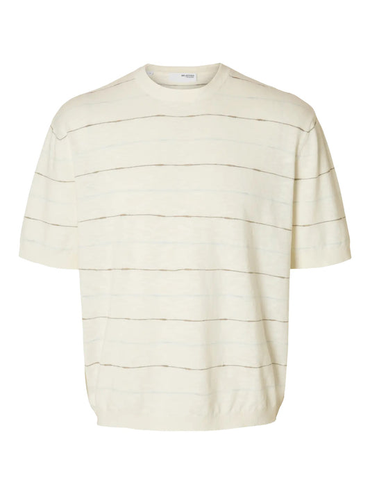 SLHBERG SUN SS KNIT RELAXED TEE