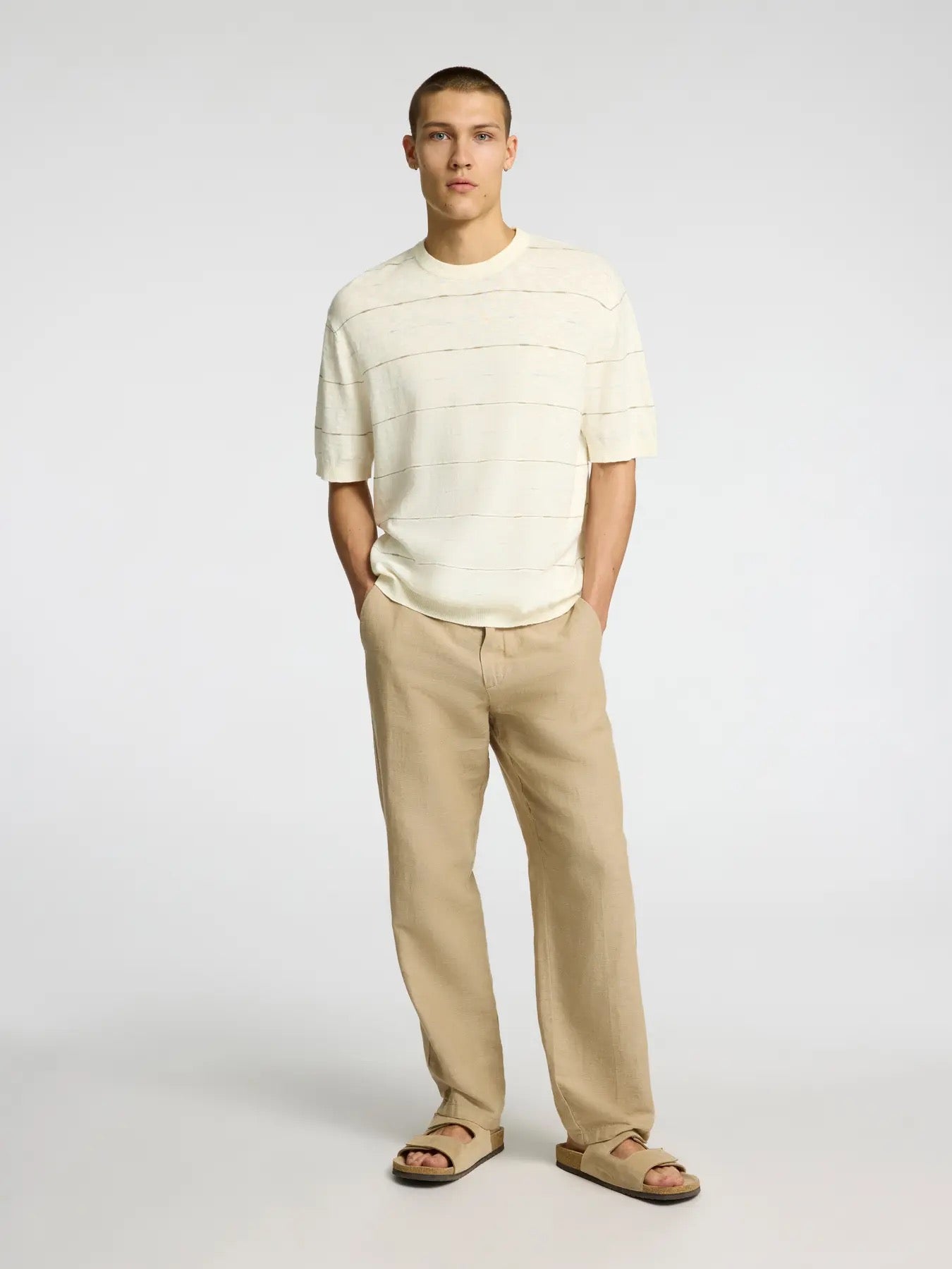 SLHBERG SUN SS KNIT RELAXED TEE