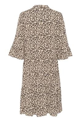 EdaSZ Dress - Creme Leopard