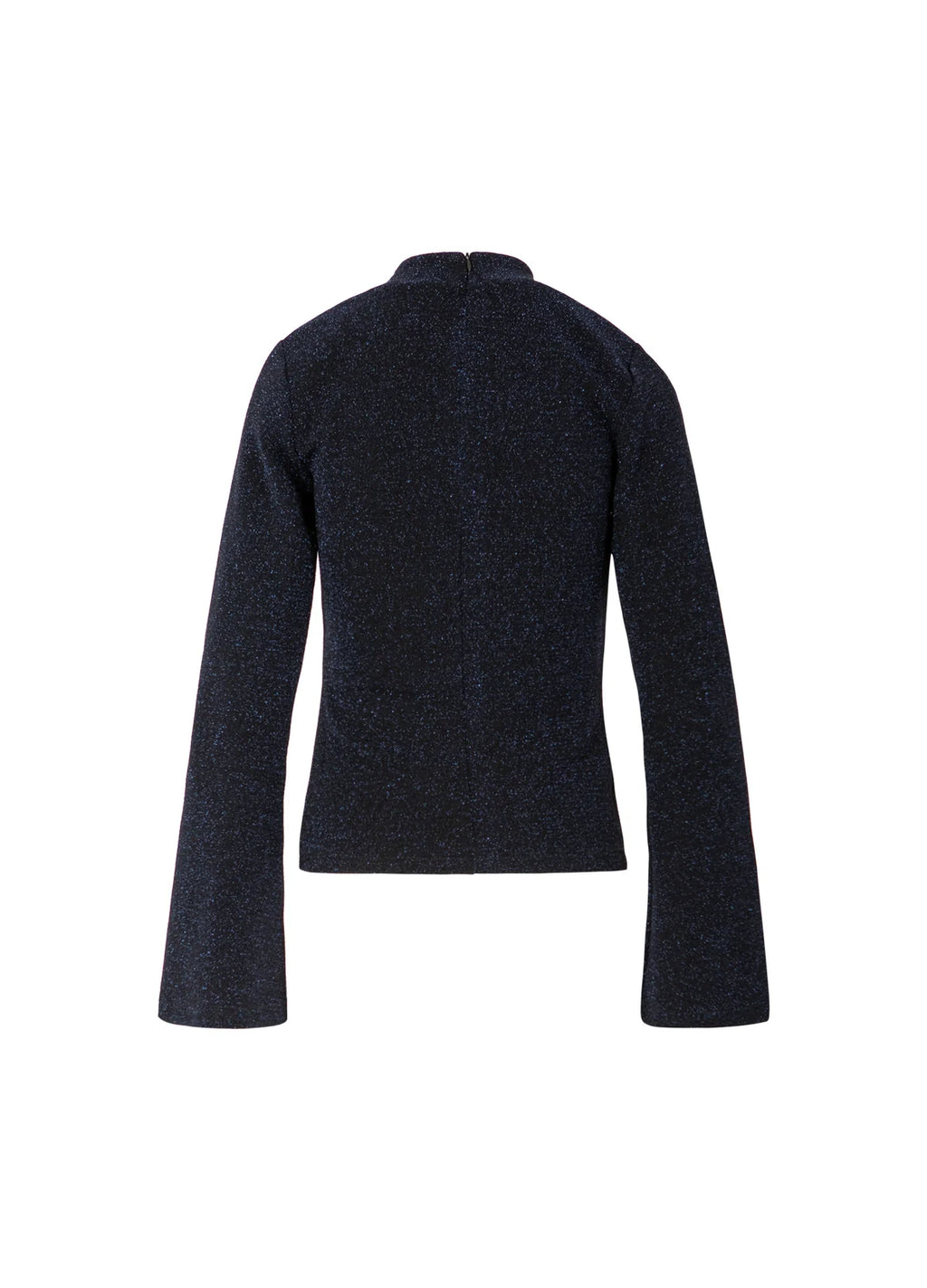 WIDE CUFF LUREX BLOUSE