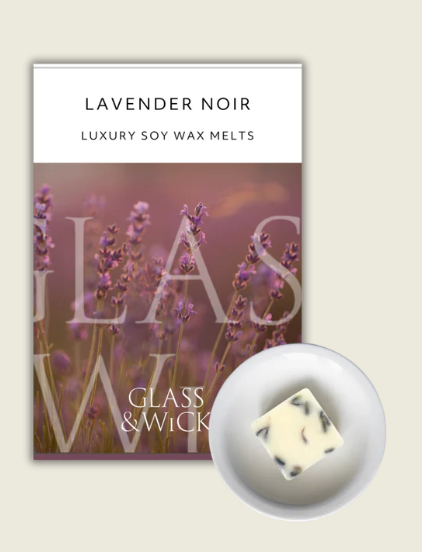 Glass & Wick Lavender Noir Soy Wax Melts