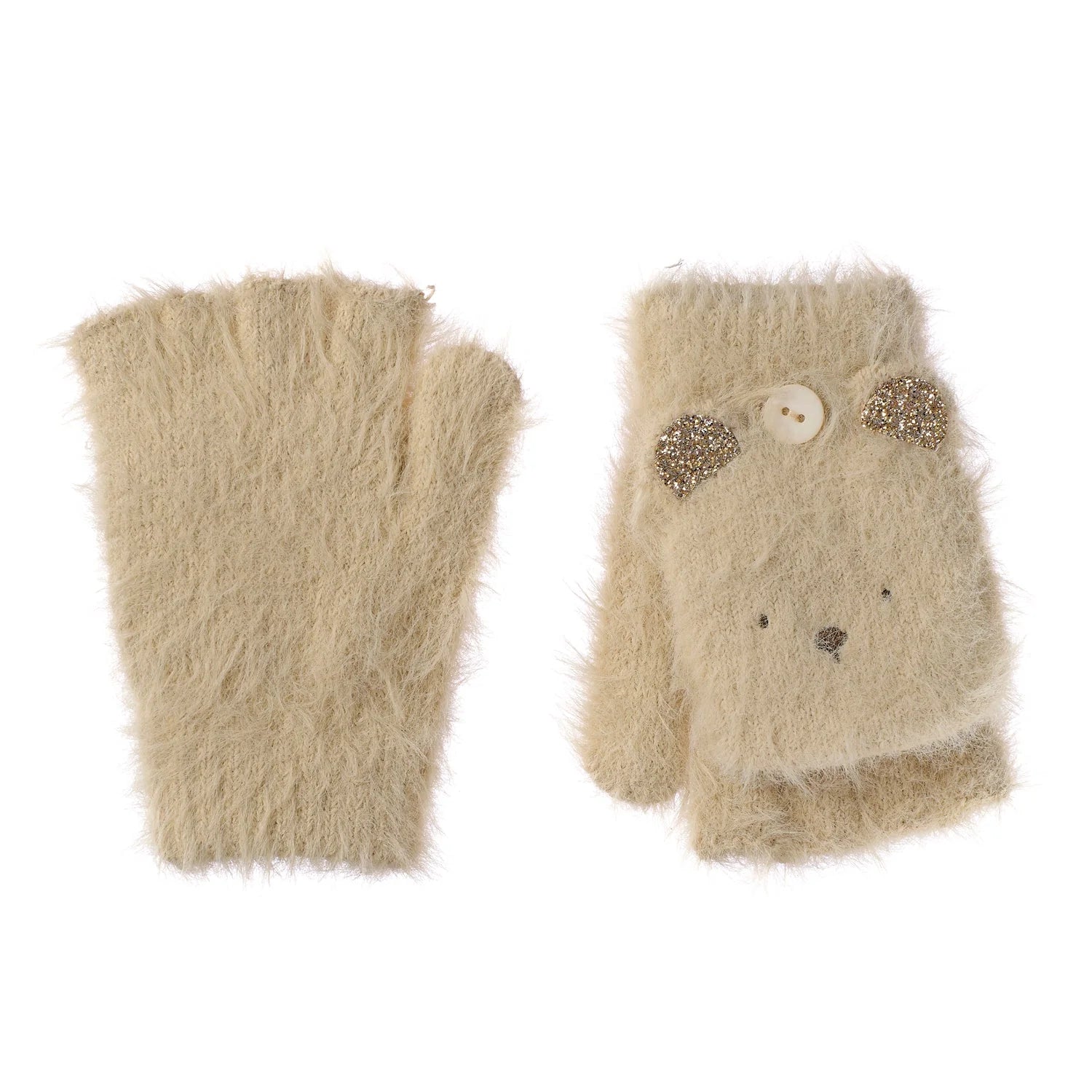 Teddy Bear Fluffy Gloves