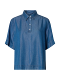 SLFJANNA OVERSIZE 2/4 POLO SHIRT