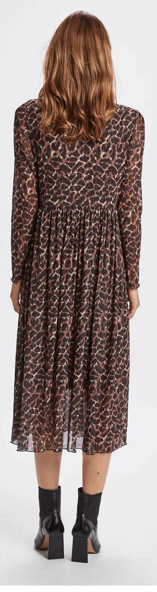 NUFREJA LEO DRESS - NUTMEG