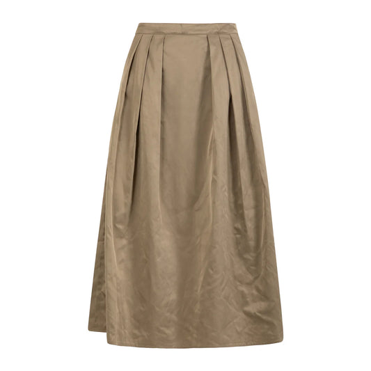 Taupe Nylon Skirt