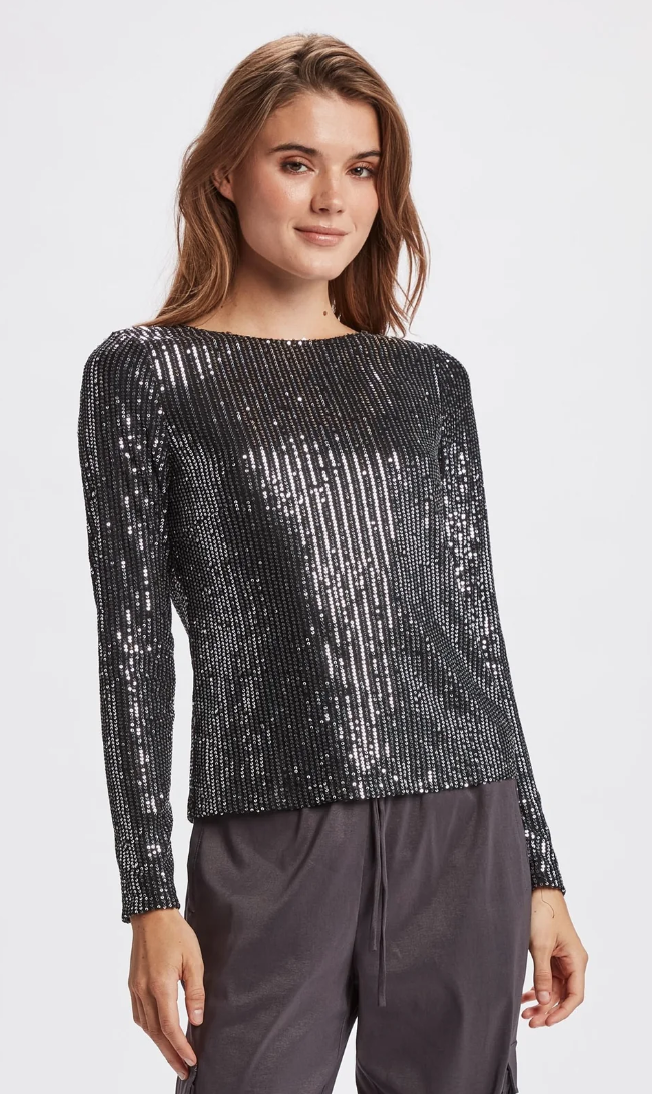 NUYOA BLOUSE - Caviar