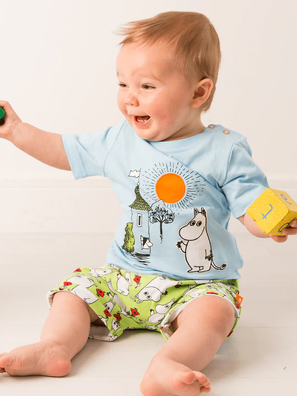 Moomin Free to Explore Cotton Shorts