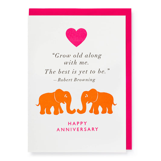 Elephant Anniversary Card