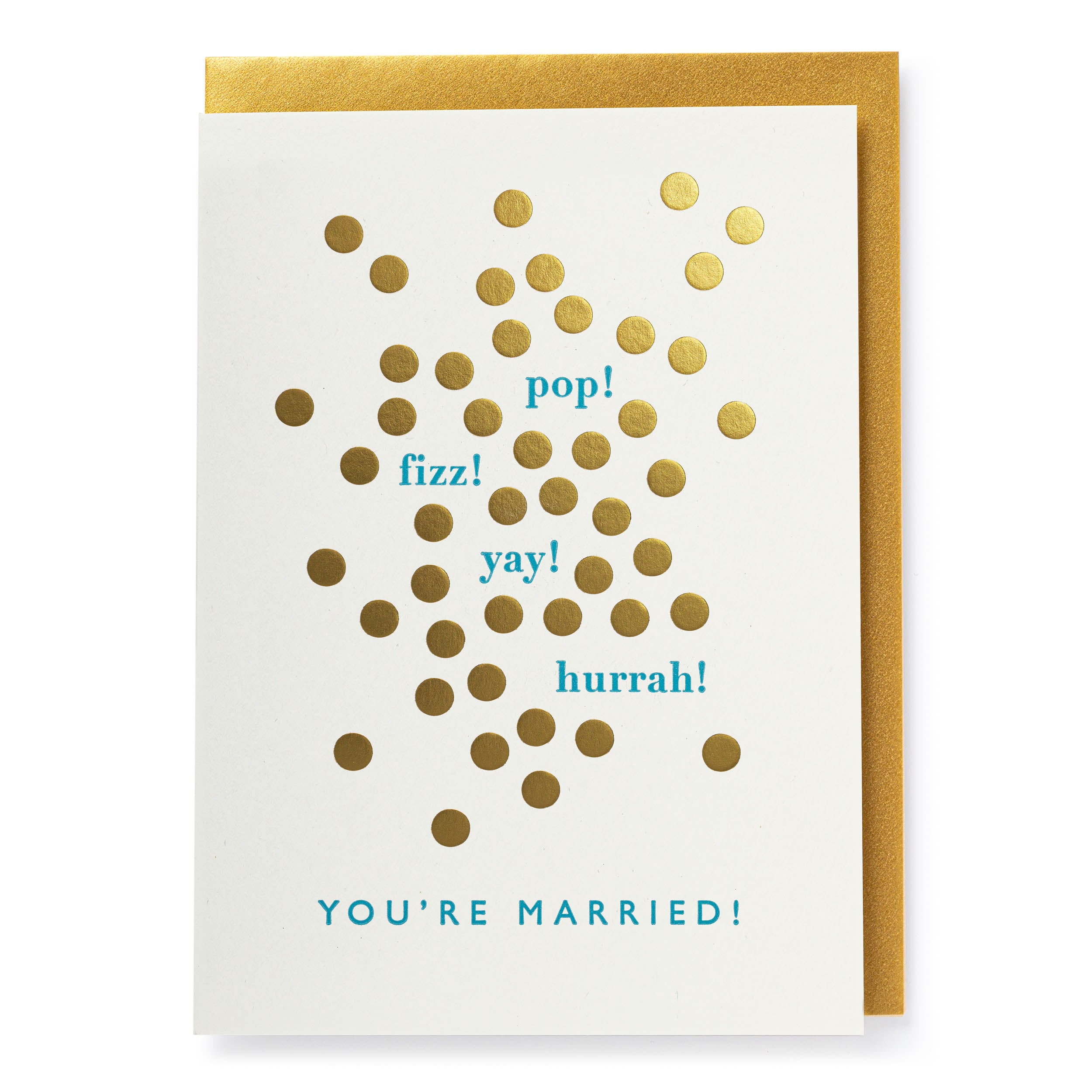 Pop Fizz Wedding card