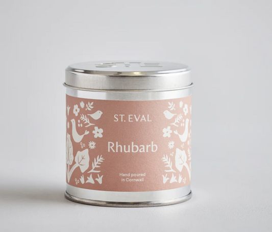 Rhubarb Tin Candle