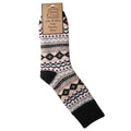 Nordic Pattern Ribbed Socks