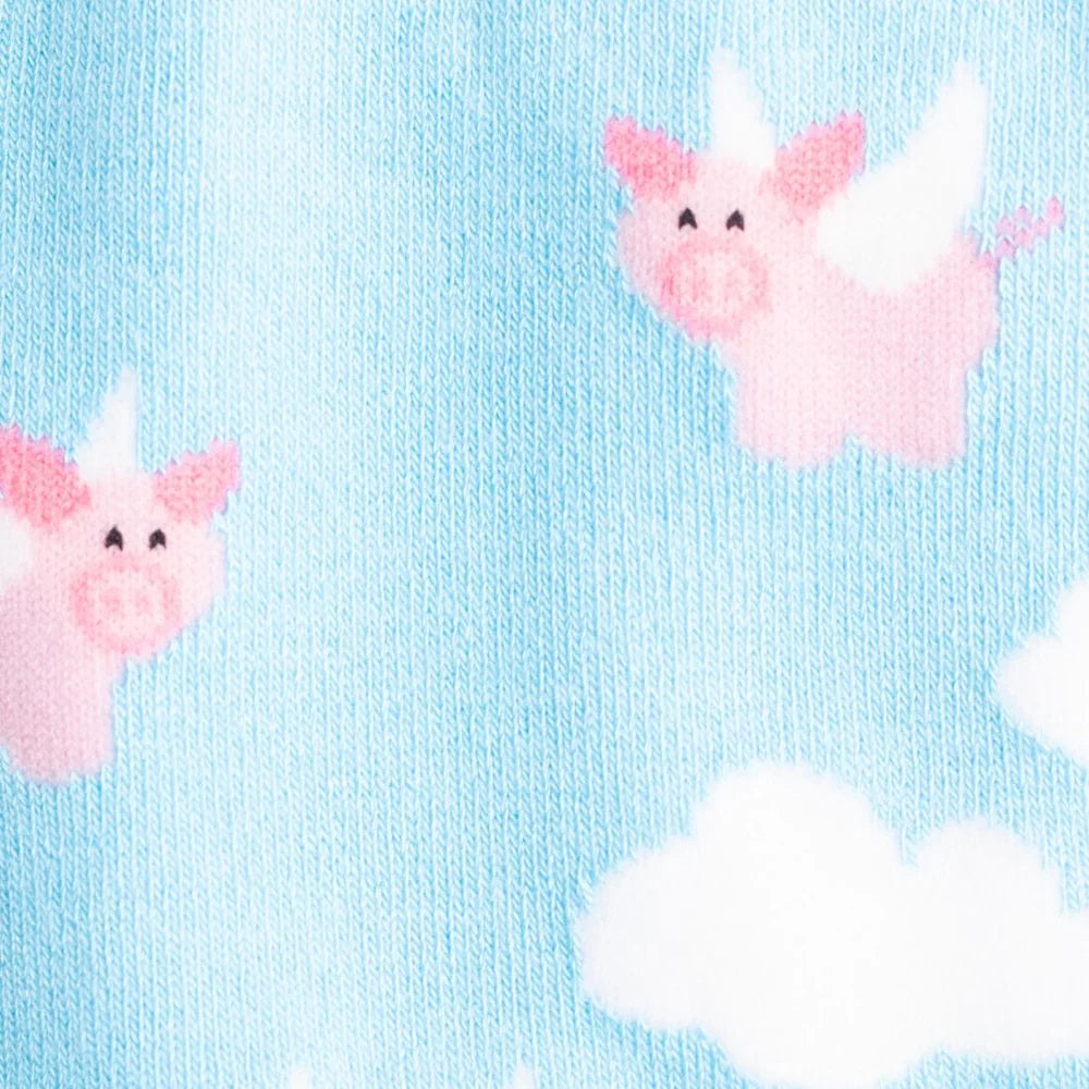 Flying Pigs Bamboo Socks