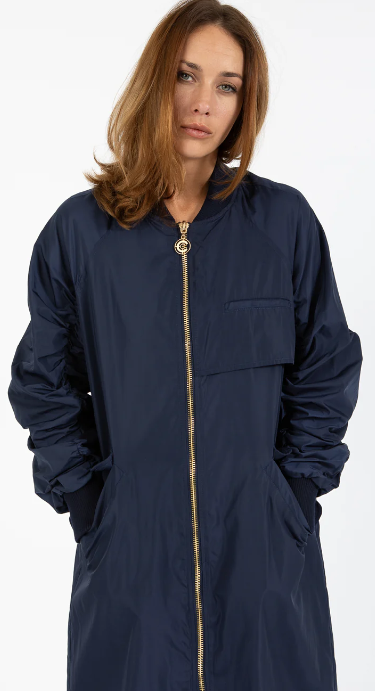BOMBER JACKET - DEEP NAVY