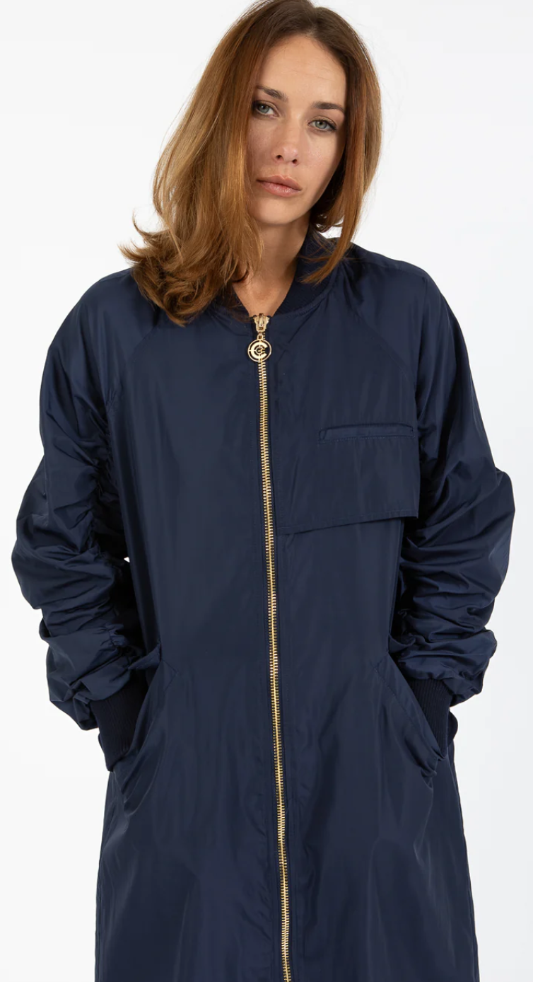 Bomber Jacket - Deep Navy Blue