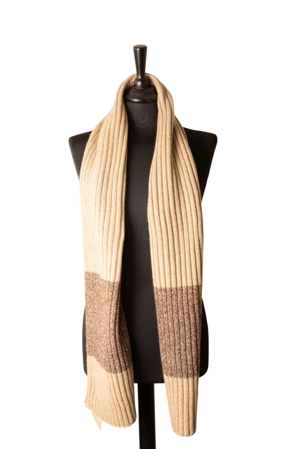 Marl Rib Knit Scarf